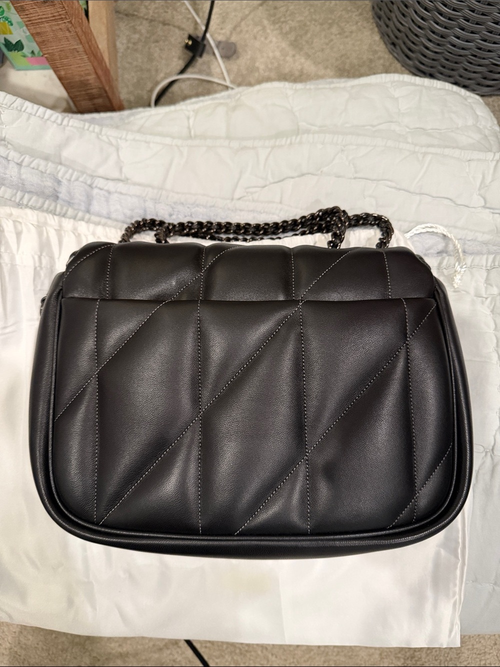 Coach pillow Madison Quilted Nappa leather Bag with Chain Strap - Picture 2 of 8